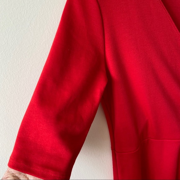 Ruby Red Wrap Dress! - Picture 4 of 6